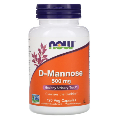 NOW D-Mannose 500 мг 120 капсул