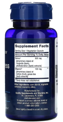 Life Extension Cortisol-Stress Balance (Баланс кортизола и стресса) 30 вег капсул