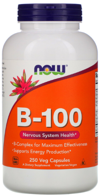 NOW B-100 Complex 250 капсул