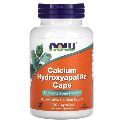 Now Foods Calcium Hydroxyapatite (Кальция Гидроксиапатит) 120 капсул