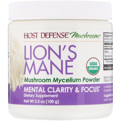 Fungi Perfecti Lion`s Mane (Ежовик гребенчатый) 100 г