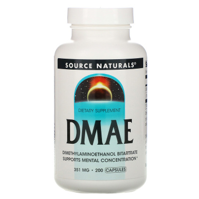 Source Naturals DMAE ДМАЭ 351 мг 200 капсул
