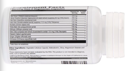 Solaray Total Cleanse Lymph (помощь процессу очищения лимфы) 60 капсул
