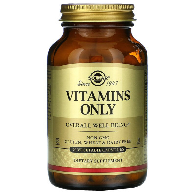 Solgar Vitamins Only (только витамины) 90 капсул