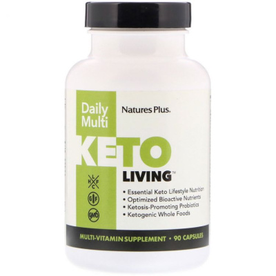 NaturesPlus KetoLiving ежедневные мультивитамины 90 капсул