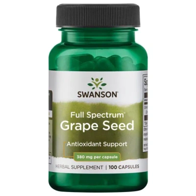 Swanson Full Spectrum Grape Seed (виноградные косточки) 380 мг 100 капсул