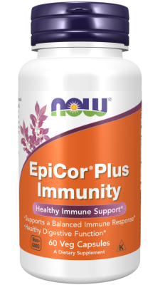Now Foods EpiCor® Plus Immunity (Поддержка иммунитета) 60 вег. капсул