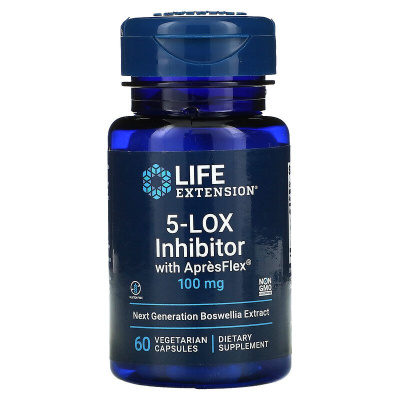 Life Extension 5-LOX Inhibitor with ApresFlex (5-LOX блокатор с ApresFlex) 100 мг 60 капсул