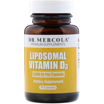 Dr. Mercola Liposomal Vitamin D3 (липосомальный витамин D3) 5000 МЕ 30 капсул