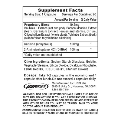 USPLabs OxyELITE Pro 90 капсул