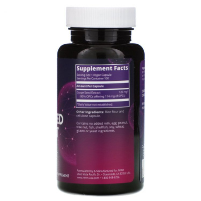 MRM Grape Seed Extract (Экстракт семян винограда) 120 мг 100 капсул