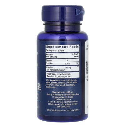 Life Extension Super Ubiquinol CoQ10 (Супер Убихинол CoQ10) 100 мг 60 капсул