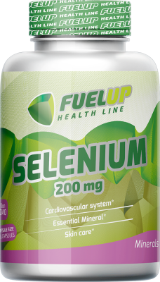 FuelUp Selenium (Селен) 200 мкг 90 вег капсул, срок годности 09/2025