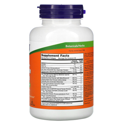 Now Foods Clinical Strength Prostate Health (здоровье предстательной железы) 90 капсул, срок годности 06/2026