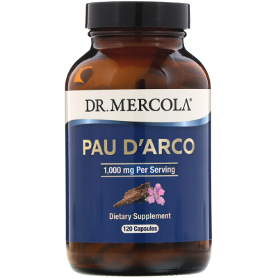 Dr. Mercola  Pau D'Arco (кора муравьиного дерева) 1000 мг 120 капсул