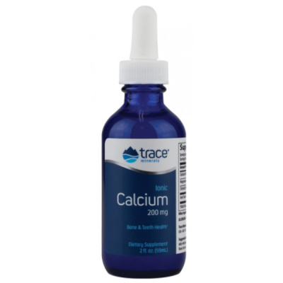 Trace Minerals liquid Ionic Calcium (кальций в ионной форме) 200 мг 59 мл 
