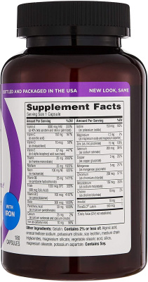 Twinlab Daily One Caps With Iron (Витаминный комплекс с железом) 180 капсул