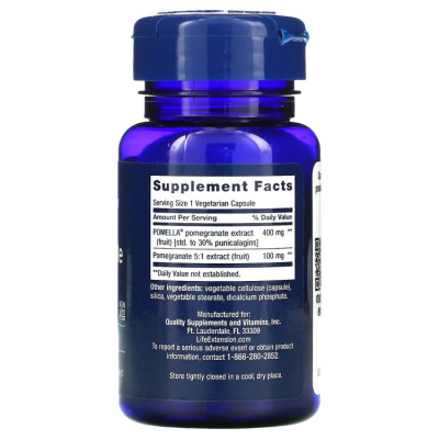 Life Extension Pomegranate Fruit Extract (экстракт граната) 30 капсул