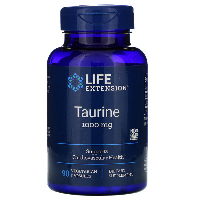 Life Extension Taurine (Таурин) 1000 мг 90 капсул
