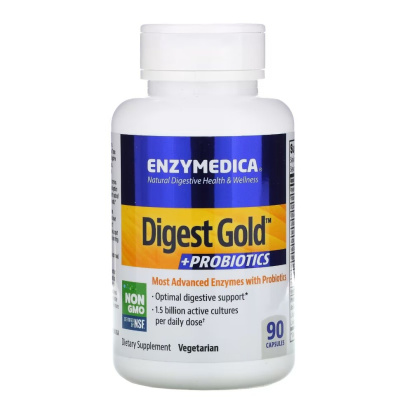 Enzymedica Digest gold + probiotics 90 капсул