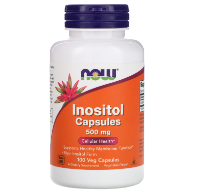 Now Foods Inositol (Инозитол) 500 мг 100 капсул