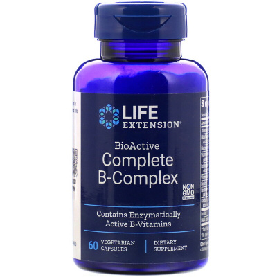 Life Extension BioActive Complete B-Complex 60 капсул