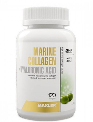 Maxler Marine Collagen Hyaluronic Acid Complex 120 капсул