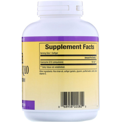 Natural Factors Coenzyme Q10 (Кофермент Q10) 100 мг 240 капсул