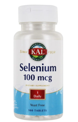 KAL Selenium Yeast-Free (Селен бездрожжевой) 100 мкг 100 таблеток