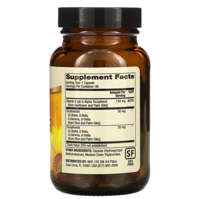 Dr. Mercola Vitamin E 90 капсул