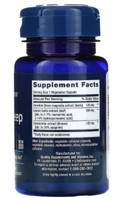 Life Extension Herbal Sleep PM (Растительный комплекс для сна) 30 вегетарианских капсул