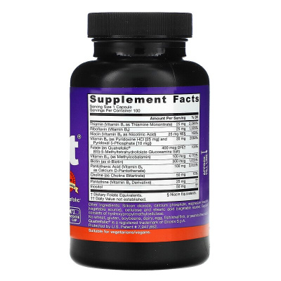 Jarrow Formulas B-Right (Комплекс витаминов группы B) 100 вегетарианских капсул