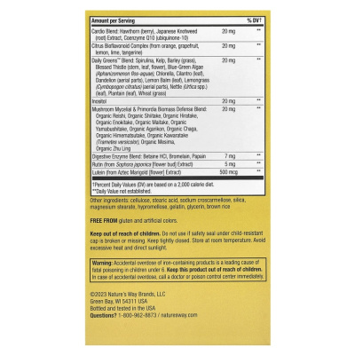 Nature's Way Alive! Adult Ultra Potency Complete Multivitamin 60 таблеток