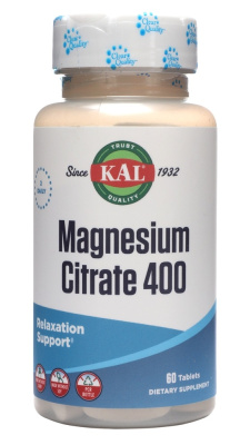 KAL Magnesium Citrate (Цитрат Магния) 400 мг 60 таблеток