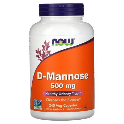 NOW D-Mannose 500 мг 240 капсул