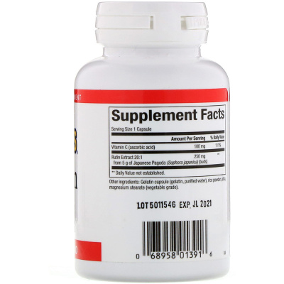 Natural Factors Rutin (Рутин) 250 мг 90 капсул