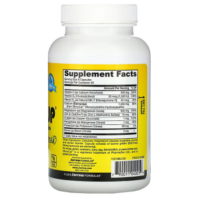 Jarrow Formulas Bone-Up 120 капсул