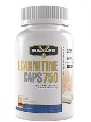 Maxler L-Carnitine (L-Карнирин) 750мг 100 капсул