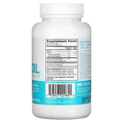 Optimum Nutrition Fish Oil 100 капсул