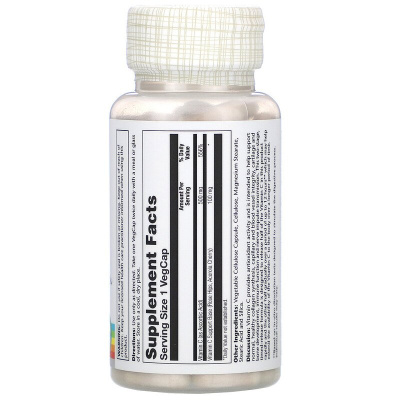 Solaray Vitamin C Time Release (Витамин C медленного высвобождения) 500 мг 100 капсул