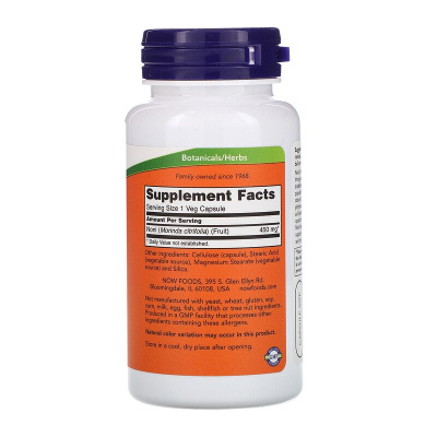 Now Foods Noni (Нони) 450 мг 90 капсул