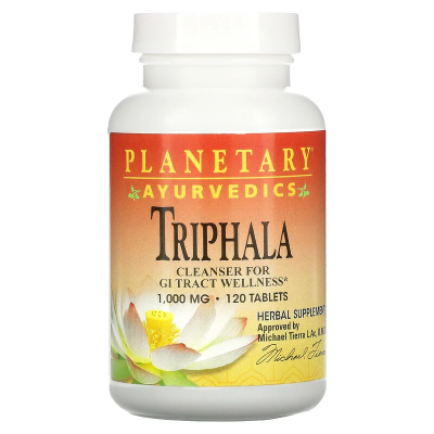 Planetary Herbals Ayurvedics Triphala (Трифала) 1000 мг 120 таблеток