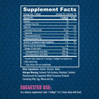Haya Labs Ultra Omega 3 (Ультра Омега 3) 90 гелевых капсул