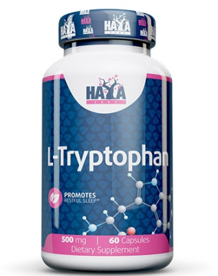 Haya Labs L-Tryptophan (L-Триптофан) 500 мг 60 капсул