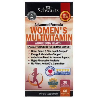 BioSchwartz Advanced Formula Women's Multivitamin (мультивитамины для женщин) 60 капсул