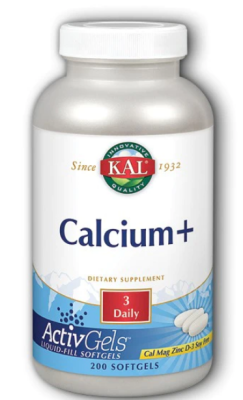 KAL Calcium+ ActivGels (Кальций+) 1000 мг 200 гелевых капсул