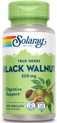 Solaray Black Walnut (Скорлупа Черного ореха) 500 мг 100 капсул