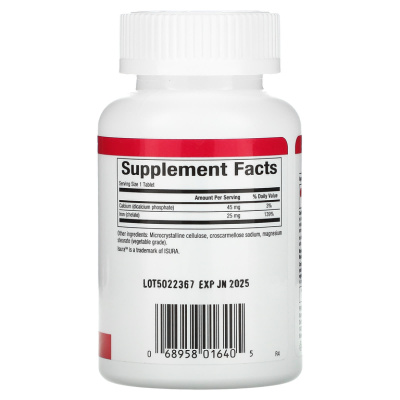 Natural Factors Iron Chelate (Хелат железа) 25 мг 90 таблеток