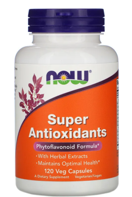 NOW Super Antioxidants (Супер Антиоксиданты) 120 вег. капсул
