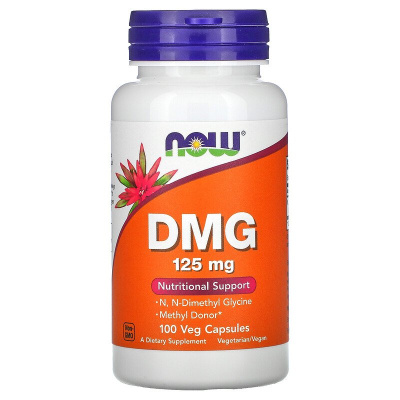NOW DMG ДМГ 125 мг 100 вег. капсул